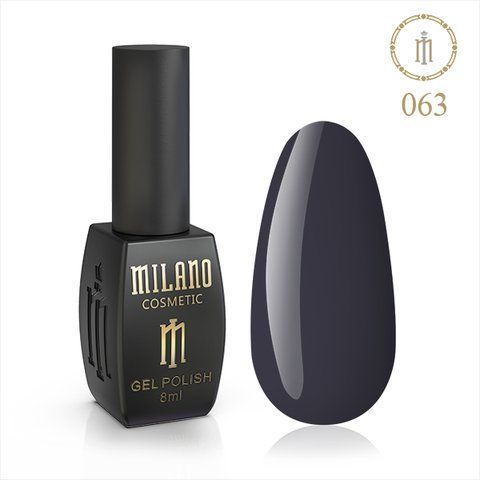 Гель Лак MILANO 8мл. No 063 (МОКРИЙ КАМІНЬ) 02966 фото