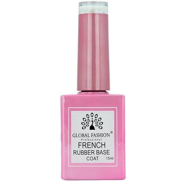 База для гель-лаку Global Fashion 15 мл French Rubber Base No 01 001378 фото
