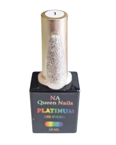 Гель-лак Queen Nails Platinum 10мл. № 01 Nat-0691 фото