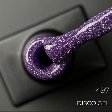 Світловідбивний гель лак Disco Gel Designer Professional 9мл. №497 010107 фото