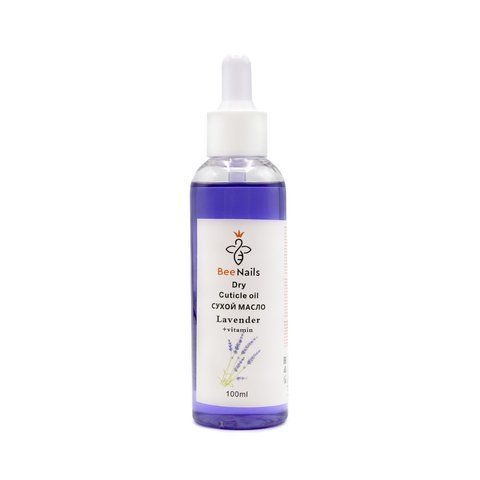 Сухое масло для кутикулы с пипеткой с ароматом лаванды Bee Nails 100ml Nat-0491 фото