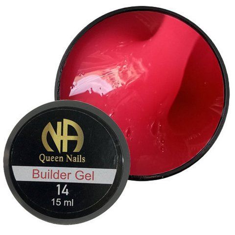Гель для наращивания ногтей Queen Nails № 14 (камуфлирующий) 56 г 003964 фото