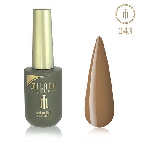 Гель-лак MILANO LUXURY 15 мл No 243 (Темний жовтогарячо-жовтий) 01357/243 фото