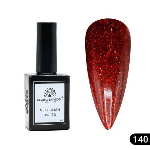 Гель-лак Global Fashion Elite Glow 15ml №140 Nat1397 фото