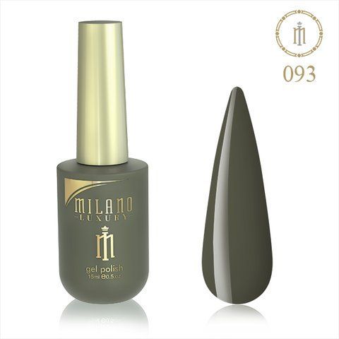 Гель-лак MILANO LUXURY 15 мл No 093 (Гляний коричневий) 01357/93 фото