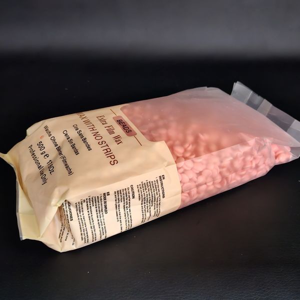 Гарячий віск у гранулах Extra Film Wax BEADS , 500 г Рожевий 005021 фото