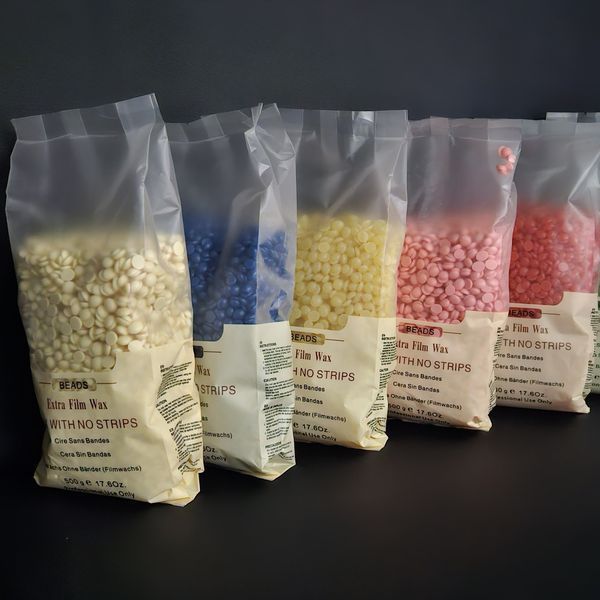 Гарячий віск у гранулах Extra Film Wax BEADS , 500 г Рожевий 005021 фото