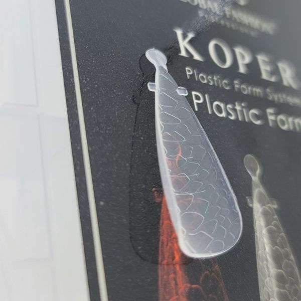 Верхні багаторазові форми Koper Global Fashion 120шт. Мигдаль принт змії Nat-0153 фото