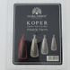 Верхні багаторазові форми Koper Global Fashion 120шт. Мигдаль принт змії Nat-0153 фото 1