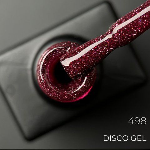 Світловідбивний гель лак Disco Gel Designer Professional 9мл. №498 010108 фото