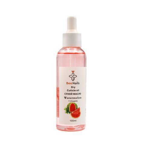 Сухое масло для кутикулы с пипеткой с ароматом арбуза Bee Nails 100ml Nat-0492 фото