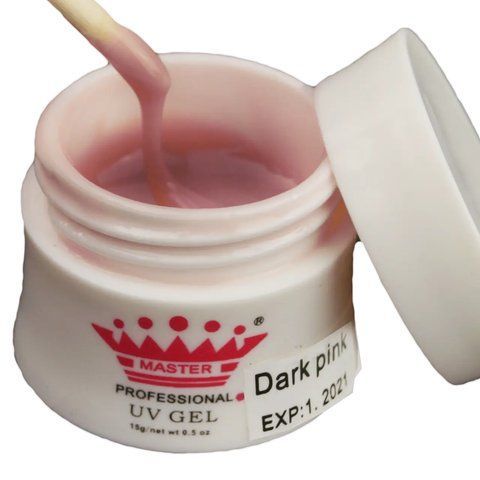 Моделирующий гель для наращивания Master Professional Dark Pink 30g 001098 фото