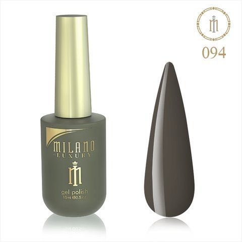 Гель-лак MILANO LUXURY 15 мл No 094 (Блідо-коричневий) 01357/94 фото