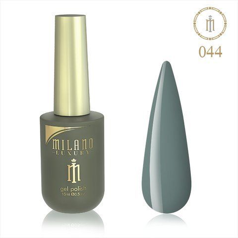Гель лак MILANO LUXURY 15 мл № 044 (Брезентово-серый) 01357/44 фото