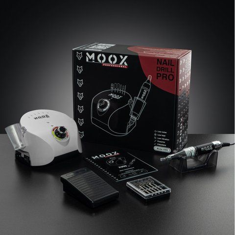 Фрезер Moox Professional X905 для манікюру та педикюру на 45 000 об./хв. та 70W. (Білий) 008439 фото