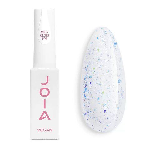 Топ для гель-лака Mica Gloss Top No Wipe, глянцевый, JOIA vegan, 8 мл 007695 фото