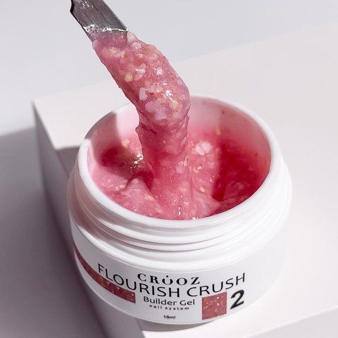 Гель для нарощування нігтів Crooz Flourish Crush Builder Gel 15мл. №2 Mary145 фото