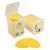 Безворсовые салфетки сердце Designer 200 шт. (YELLOW) перфорированные Square Smart Wipes Nat-0243 фото