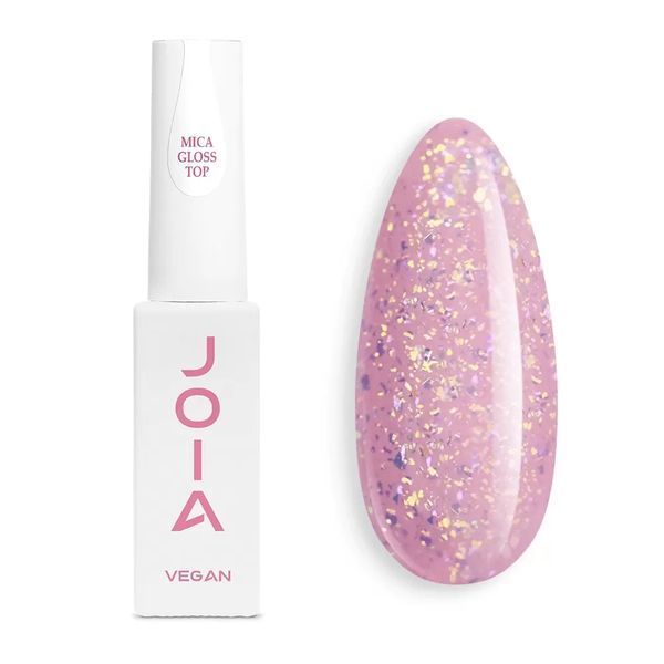 Топ для гель-лака Mica Gloss Top No Wipe, глянцевый, JOIA vegan, 8 мл 007695 фото