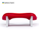 Маникюрная подставка для рук ортопедическая (Подлокотник) ECO STAND BUTTERFLY на ножках RED B-Red01 фото 4