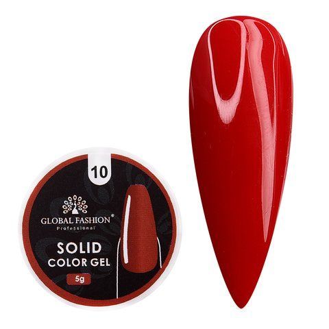 Гель-краска повышенной плотности, Solid color gel Global Fashion 5г, №10 005824 фото