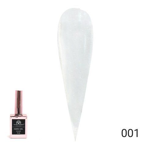 Гель для нарощування та зміцнення нігтів Global Fashion HARD 15ml No 01 02445 фото