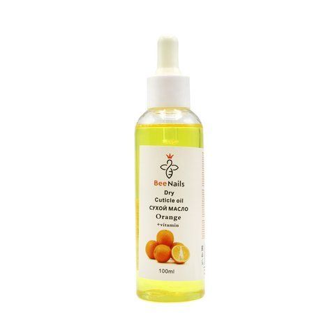 Сухое масло для кутикулы с пипеткой с ароматом апельсина Bee Nails 100ml Nat-0493 фото