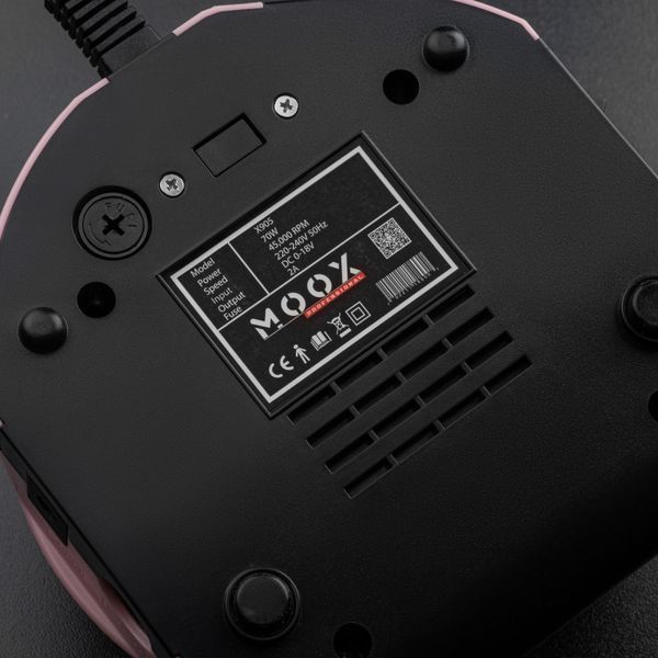 Фрезер Moox Professional X905 для маникюра и педикюра на 45 000 об./мин. и 70W. (Розовый) 008440 фото