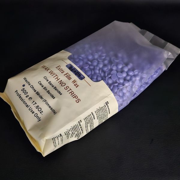 Горячий воск в гранулах Extra Film Wax BEADS , 500 г Светло-синий 005023 фото