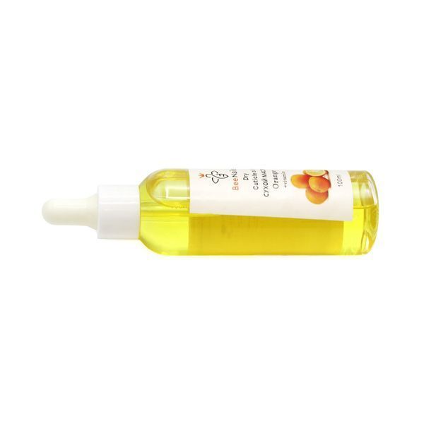 Суха олія для кутикули з піпеткою з ароматом апельсину Bee Nails 100ml Nat-0493 фото