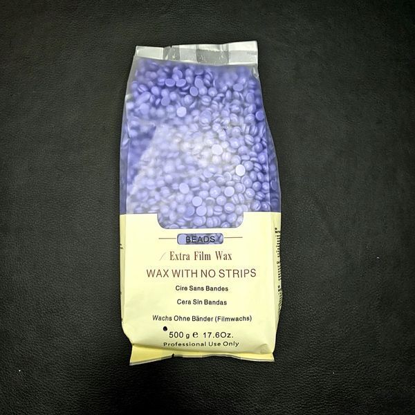 Горячий воск в гранулах Extra Film Wax BEADS , 500 г Светло-синий 005023 фото