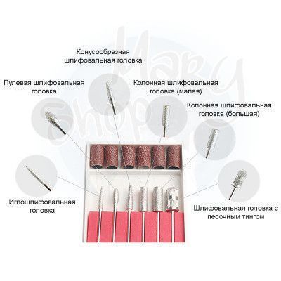 Фрезер з дисплеєм для манікюру та педикюру Nail Drill ZS-716, 45000 об/хв, 65 Вт (Білий) 002346 фото