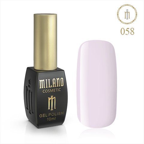 Гель-лак MILANO 10 мл No 058 (Блідо-рожевий) 00986/058 фото