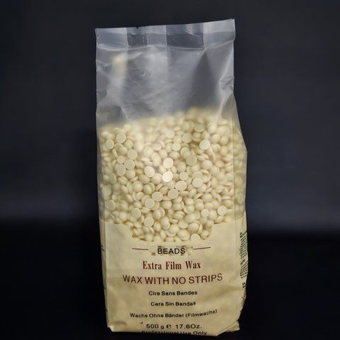 Гарячий віск у гранулах Extra Film Wax BEADS , 500 г Бежевий 005024 фото