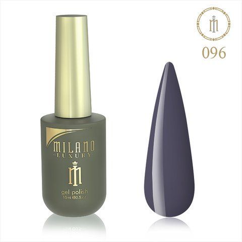 Гель-лак MILANO LUXURY 15 мл No 096 (Блакитний крило) 01357/96 фото
