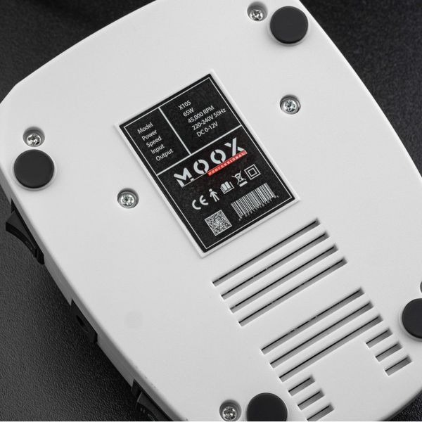 Фрезер Moox Professional X105 на 45 000 об/хв. та 65W. для манікюру та педикюру (Білий) 007976 фото