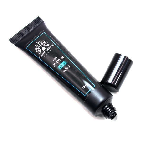 Гель для гелевых типс в тюбике Global Fashion Extension UV Gel For Tips, 15 г 007920 фото