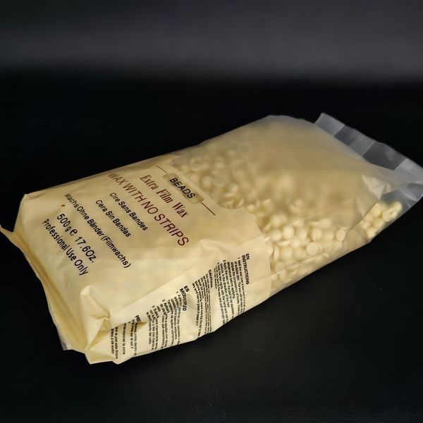 Гарячий віск у гранулах Extra Film Wax BEADS , 500 г Бежевий 005024 фото