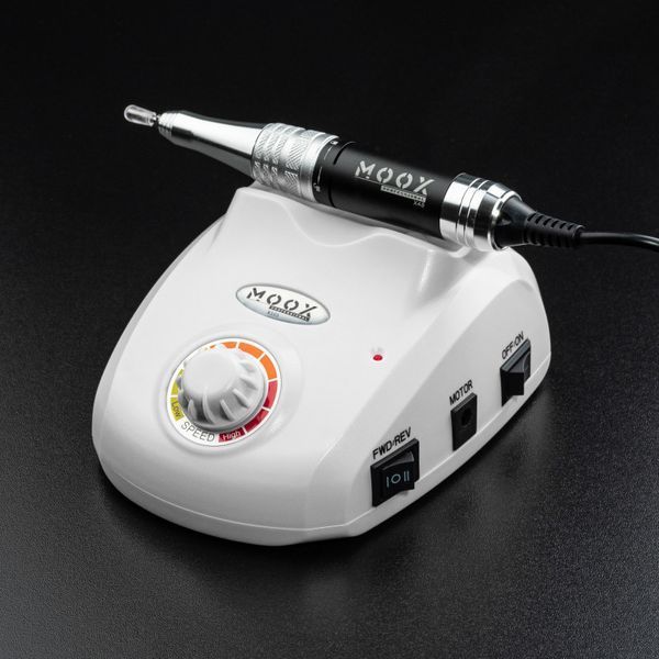 Фрезер Moox Professional X105 на 45 000 об/хв. та 65W. для манікюру та педикюру (Білий) 007976 фото