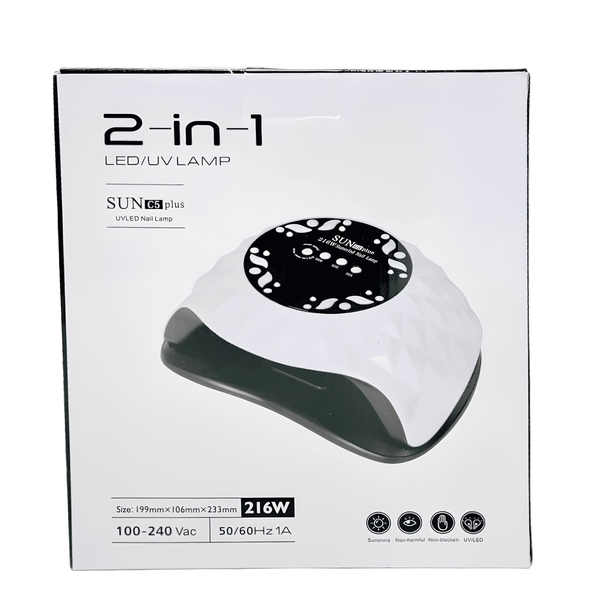 Гибридная лампа LED+UV для маникюра и педикюра SUN C5 PLUS мощность 216 Вт. Mary048 фото