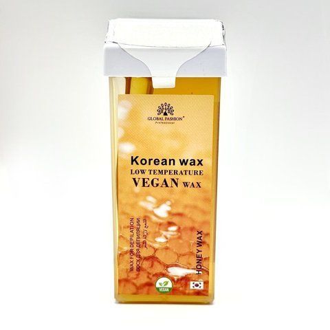 Віск для депіляції у картриджі Global Fashion, Vegan wax, 100мл, Honey Nat-0609 фото