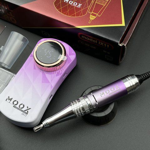 Фрезер Мокс IX11 (Gradient Purple) на акуммуляторе 45 000 об./мин. и 35 W. для маникюра и педикюра 0006692 фото