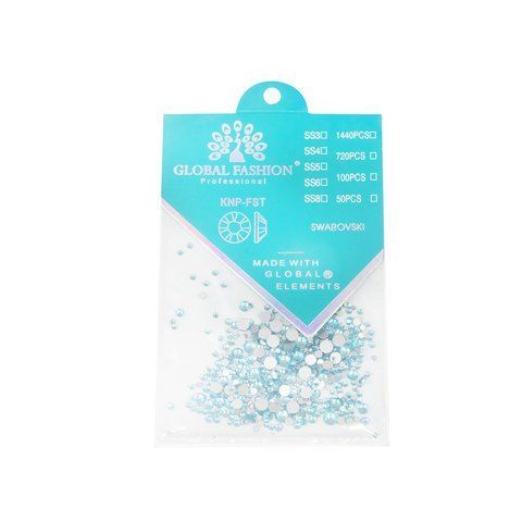 Декор для ногтей Global Fashion Swarovski. Камни. Микс размер. Бирюза 006502 фото