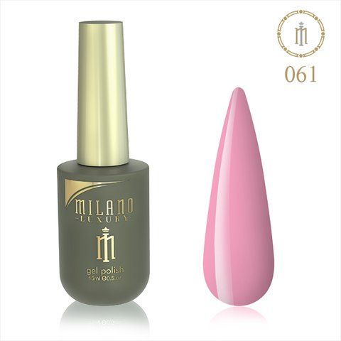 Гель лак MILANO LUXURY 15 мл № 061 (Королевский розовый) 01357/61 фото