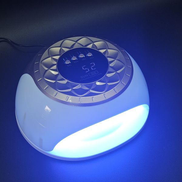 LED/UV мощная лампа с дисплеем для маникюра и педикюра SUN S9 на 268 Вт. (Metallic) Nat-0908 фото