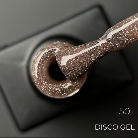 Світловідбивний гель лак Disco Gel Designer Professional 9мл. №501 010111 фото