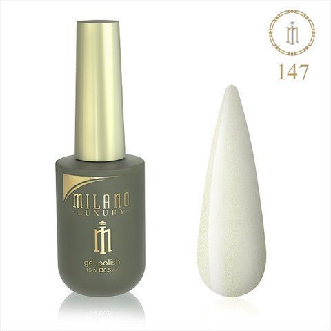 Гель-лак MILANO LUXURY 15 мл No 147 (Мершний сніжний) 01357/147 фото