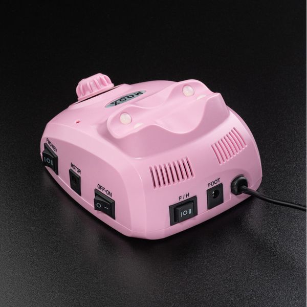 Фрезер Moox Professional X105 на 45 000 об/хв. та 65W. для манікюру та педикюру (Рожевий) 007977 фото