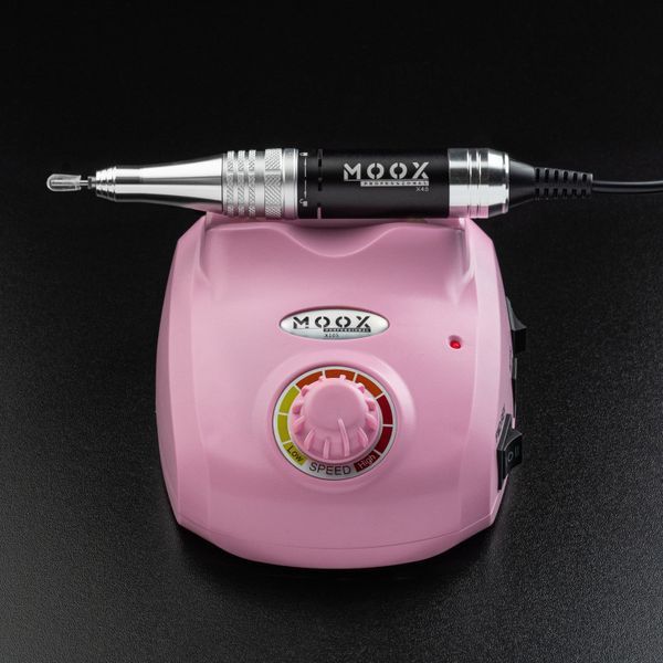 Фрезер Moox Professional X105 на 45 000 об/хв. та 65W. для манікюру та педикюру (Рожевий) 007977 фото