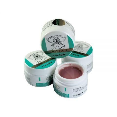 Гель для нарощування нігтів Global Fashion Tea Rose 15g. 02513 фото